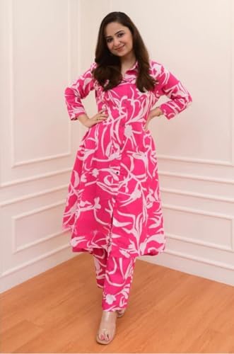 GRECIILOOKS Pink Kurta Coord Set for Women - Image 3