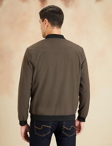 Symbol Men's Smart Casual Winter Jacket - Brown - Image 2