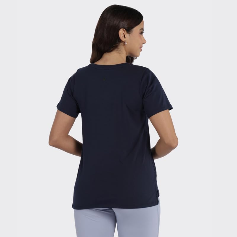 BlissClub Women V Neck Tee - Cotton - Image 4
