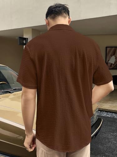 GRECIILOOKS Coffee Formal Shirt for Men - Image 2