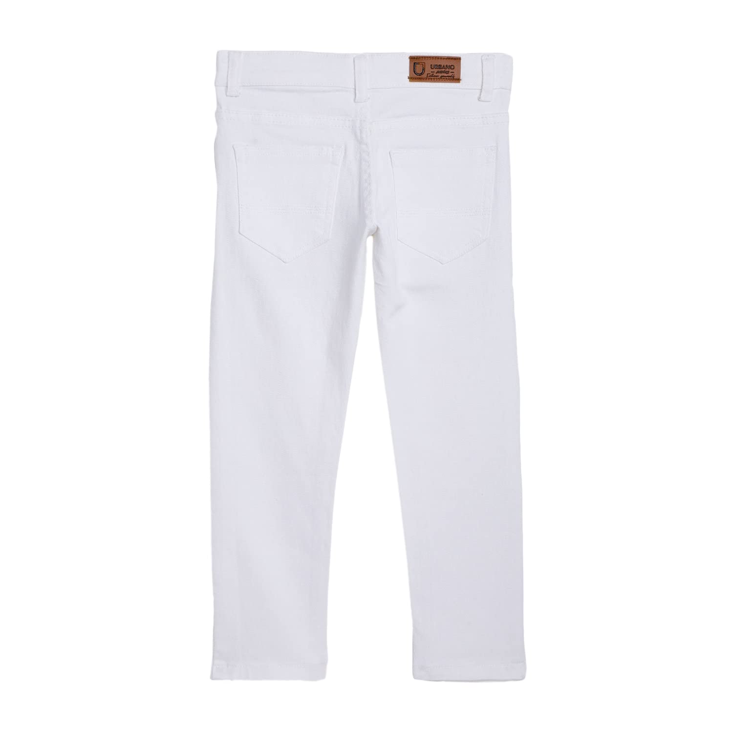 Urbano Juniors White Stretch Jeans for Boys - Image 2