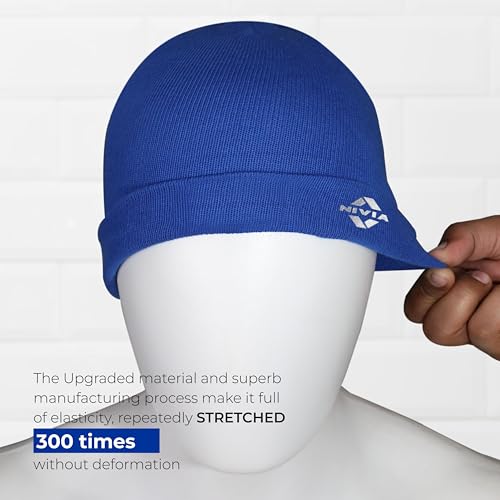 Nivia Unisex Cotton Beanie - Royal Blue - Image 2
