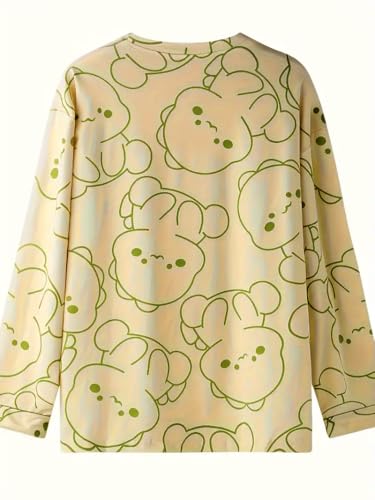 GLASGO Women's Cotton Pajama Set - Green - Image 4