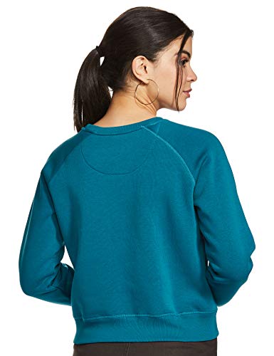 Amazon Women Cottonblend Sweatshirts - Fog Teal - Image 2