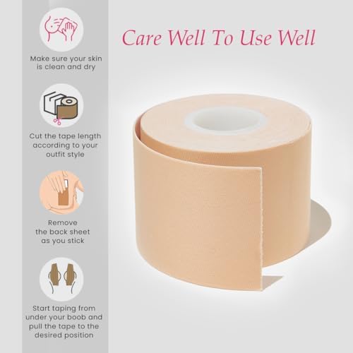 PINQ Breast Lift Tape with Nipple Pasties - Image 4