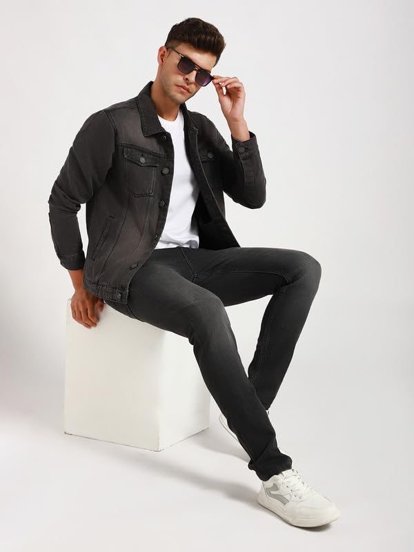 Dennis Lingo Men's Grey Denim Jacket - Image 5