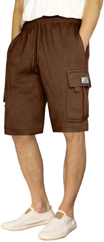 Q RIOUS Mens Casual Cotton Sweat Shorts