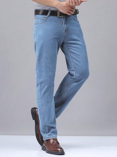 URBAN POCKETS Men's Jeans - Denim Straight Fit - Image 2