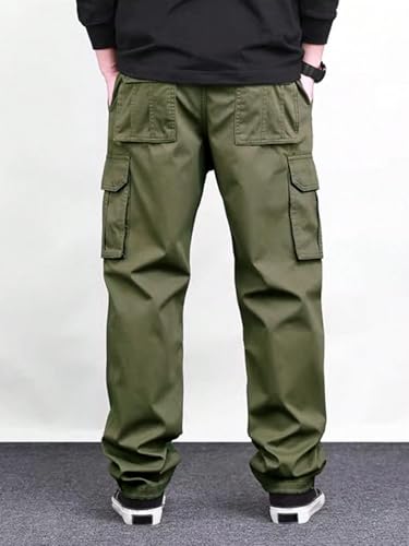 Lymio Men's Green Cargo Pants - Image 4