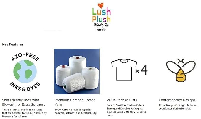 Lush Boys Multicolor Printed T-Shirt - Image 3