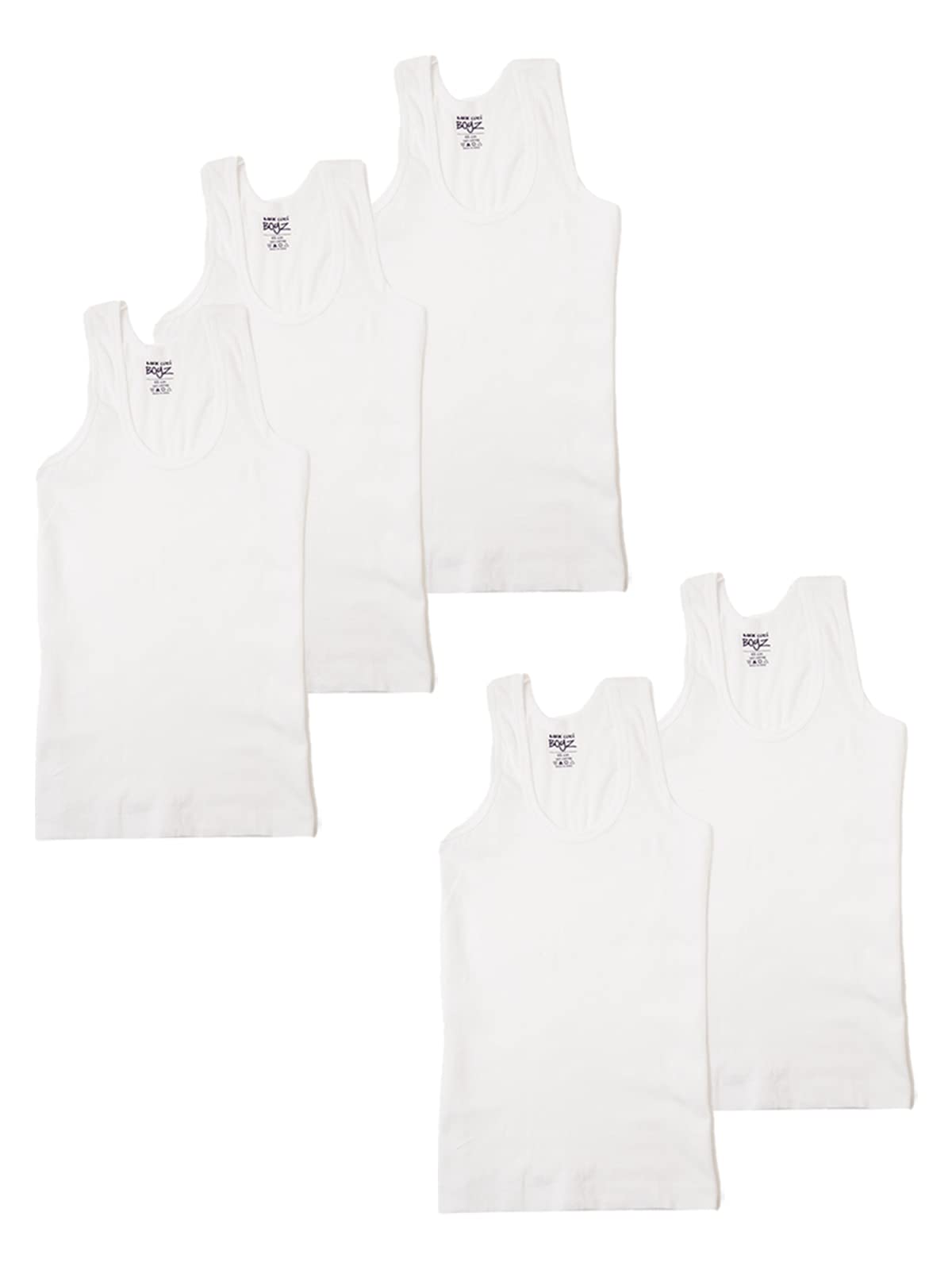 Lux Cozi Boys White Cotton Vest