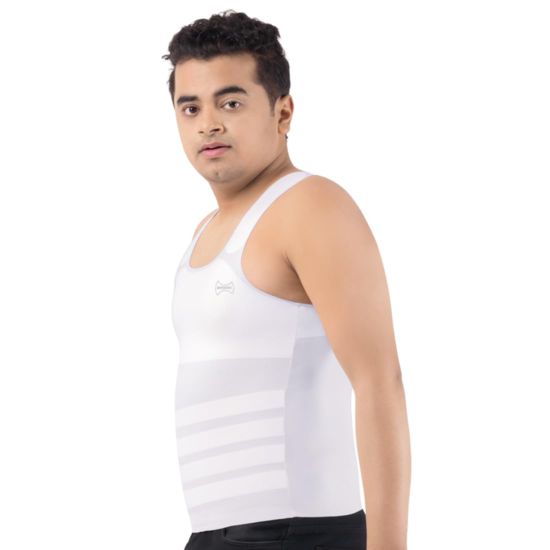 Dermawear Men's Slimming Vest - White - Image 3