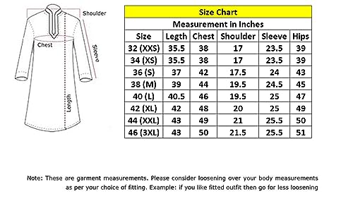 AMERICAN GOLF Men's Kurta Pyjama Set - Yellow - Image 3