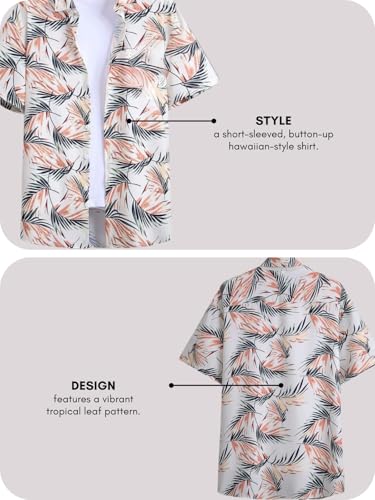 DHRUVI TRENDZ Mens Casual Shirt - Peach - Image 4