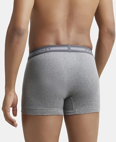 Jockey Men's Cotton Trunks - Grey - Image 3