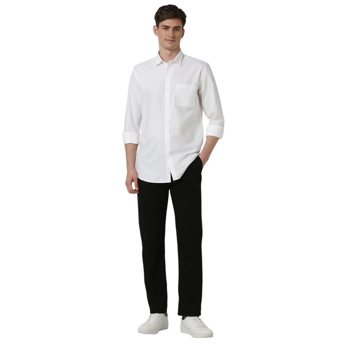 Peter England Men's Oxford Shirt - White - Image 5