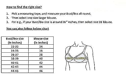 Pujia Mills Women's Golden Zari Embroidery Blouse - Royal Blue - Image 4