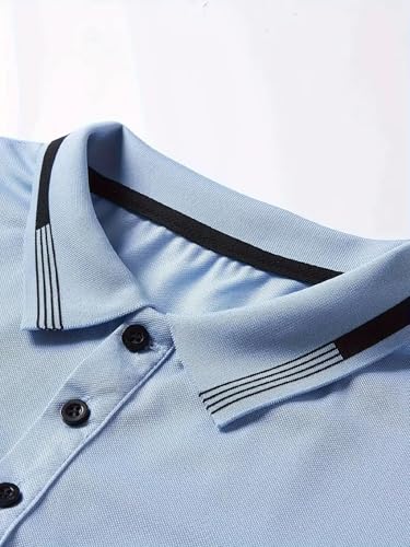 Lymio Men's Polo T-Shirt - Skyblue - Image 3