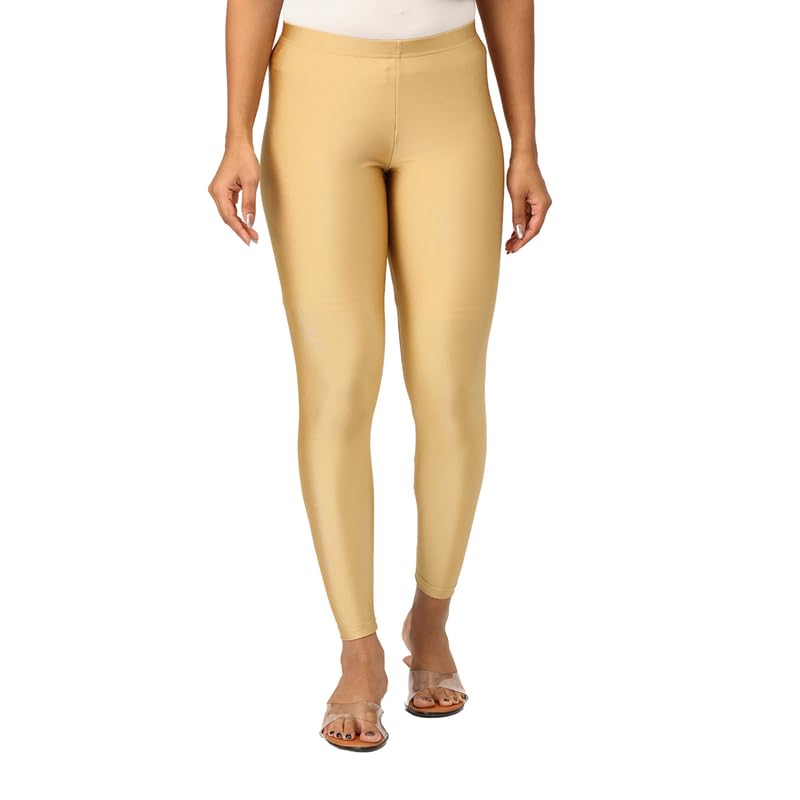 i TEX Women Shimmer Churidar Leggings - Nylon-Elastane