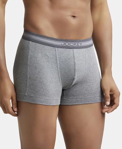 Jockey Men's Cotton Trunks - Grey - Image 2