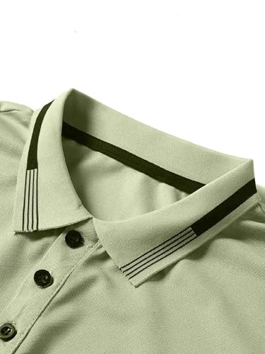 Lymio Men's Green Polo T-Shirt - Image 4