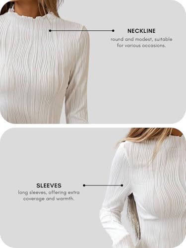 Korean Style Blouse for Women - White & Pink - Image 4