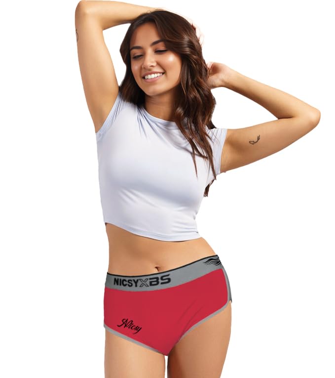 NICSY Women's High Waist Cotton Briefs - Image 4