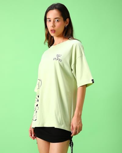 Bewakoof Women's Garfield Graphic Printed Cotton T-Shirt - Image 3