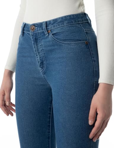 INKD Women's Flared Bootcut Jeans - Enzyme Wash - Image 4