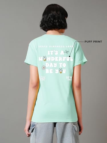 Bewakoof Women Graphic Print Boyfriend T-Shirt - Image 2