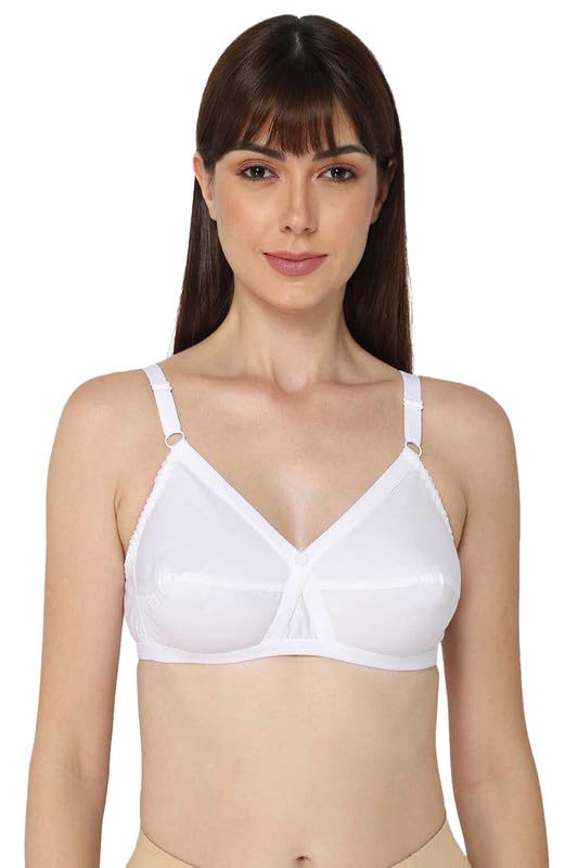 Naidu Hall White Bra for Women