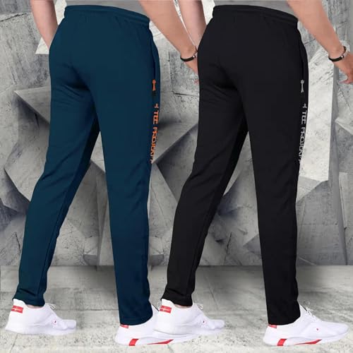 Pinkmint Men's Track Pants - Pink - Image 2