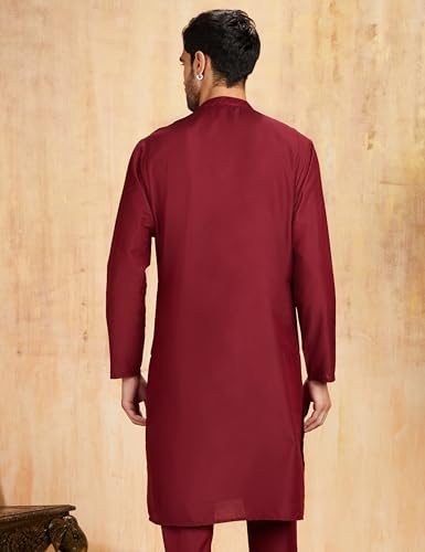 SymbolMen Rayon Embellished Kurta for Men - Image 2