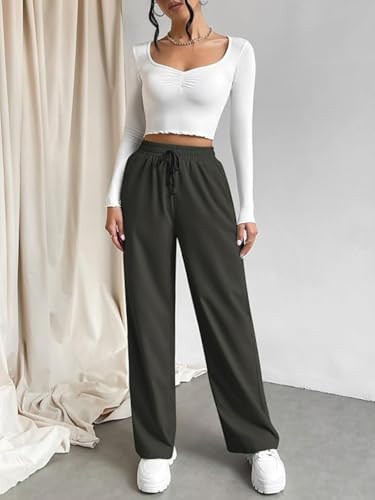 LERIYA FASHION High Waist Flared Trousers for Women - Image 3