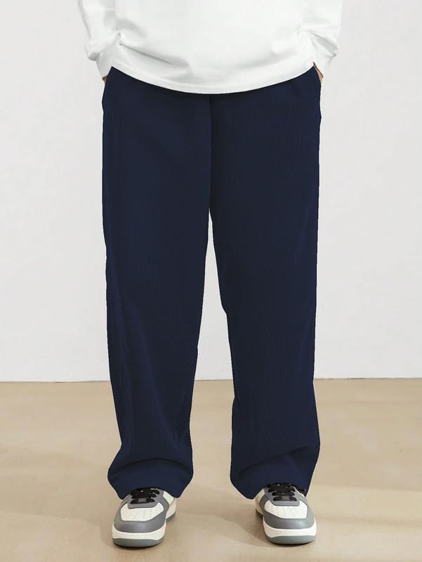 SMOWKLY Men's Cotton Rib Sweatpants - Image 2