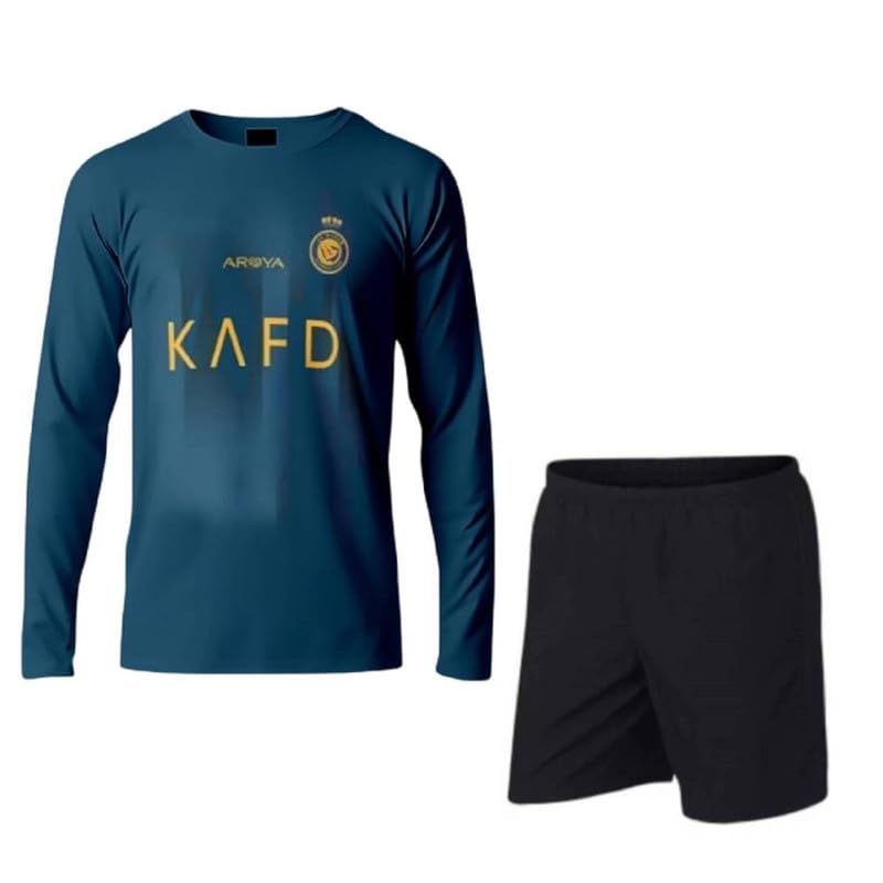 Ronaldo Football Jersey for Men - Black