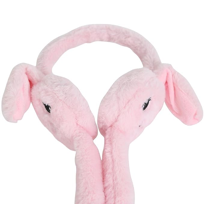 RIZZQ Earmuffs Plush Animal Ear Warmers for Women & Girls - Image 2