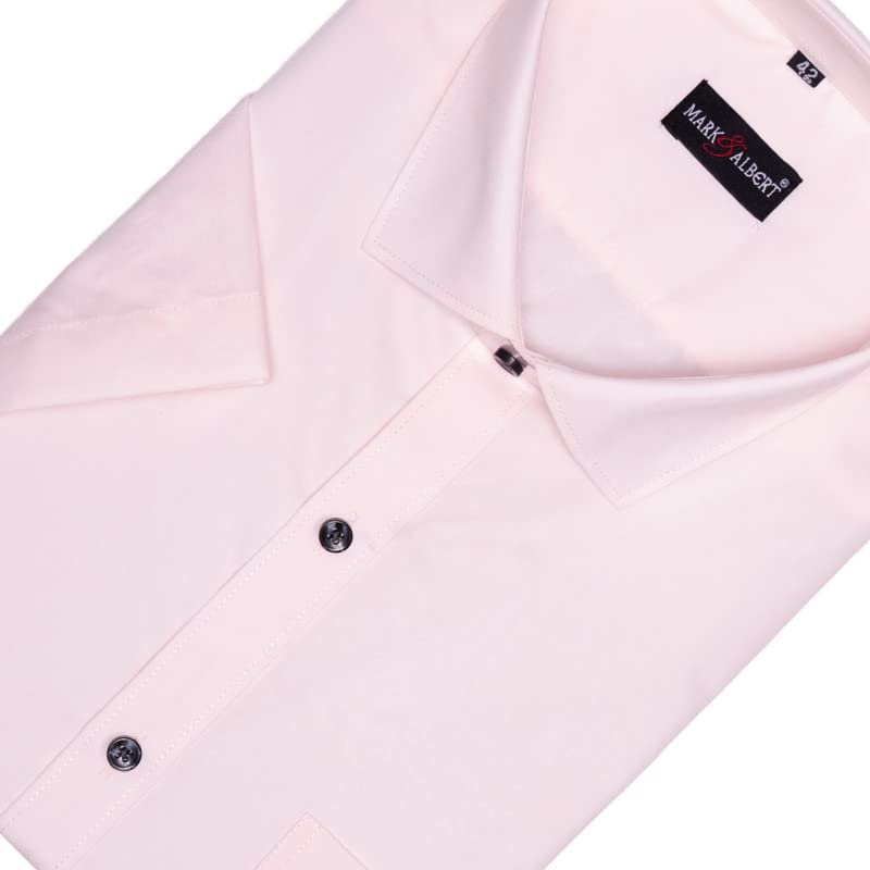 MARK & ALBERT Men's Formal Shirt - Pink - Image 2