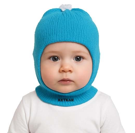 KETKAR Soft Woolen Monkey Caps for Baby - Multicolor - Image 2