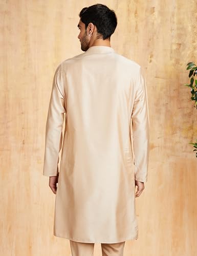 Symbol Men Kurtas - Beige - Image 2