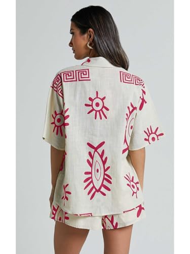 LERIYA Womens Rayon Printed Co Ord Set - Image 2