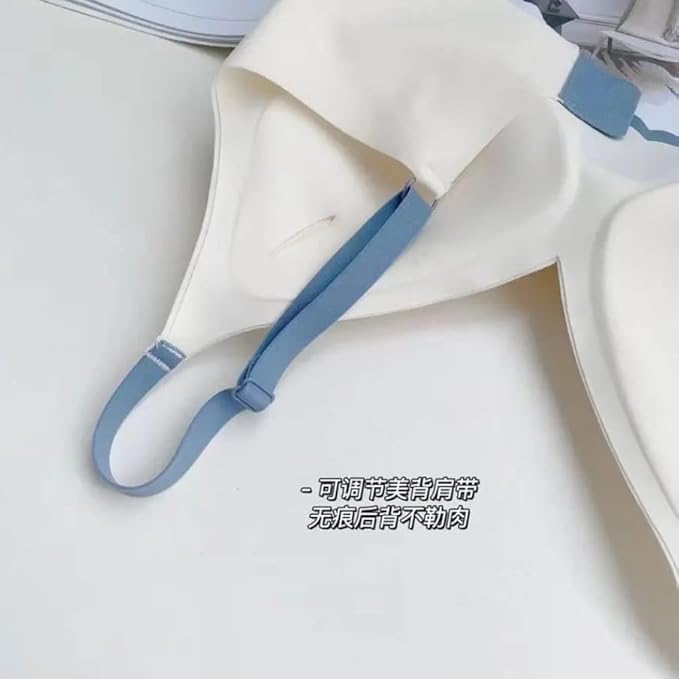 GarbGlide Women's Seamless Push-Up Bra - White - Image 4