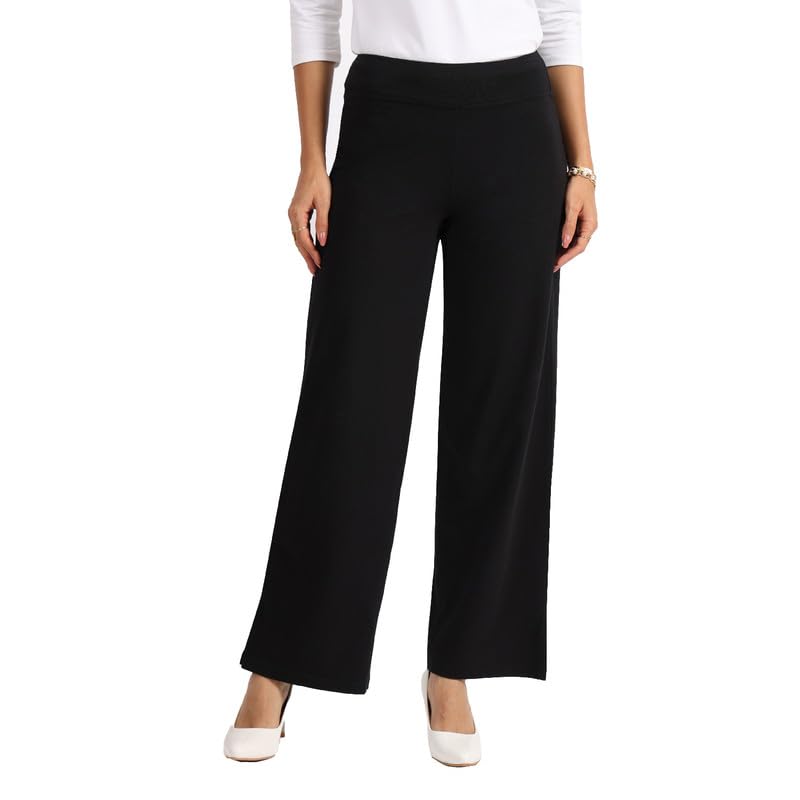 BlissClub Cotton Wide Leg Pants