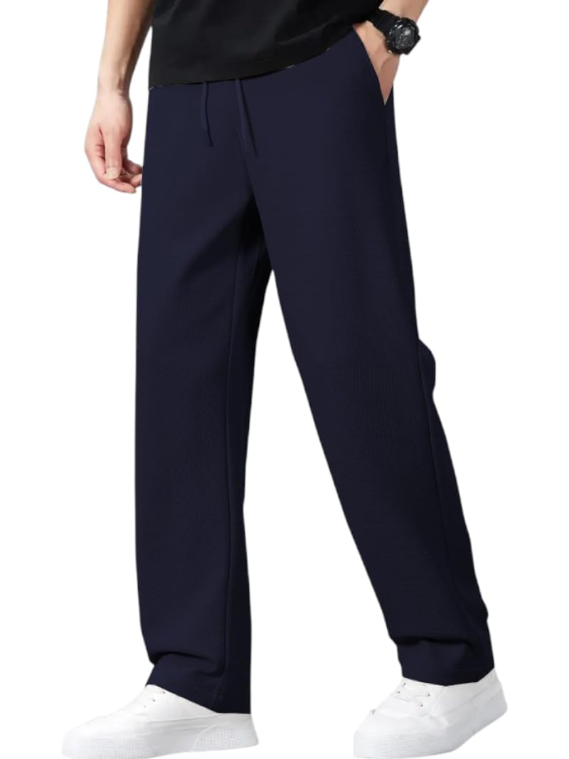 JVX Men's Navy Casual Trouser