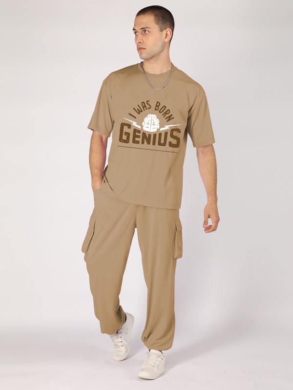 CHKOKKO Men's Brown Track Pants - Image 5