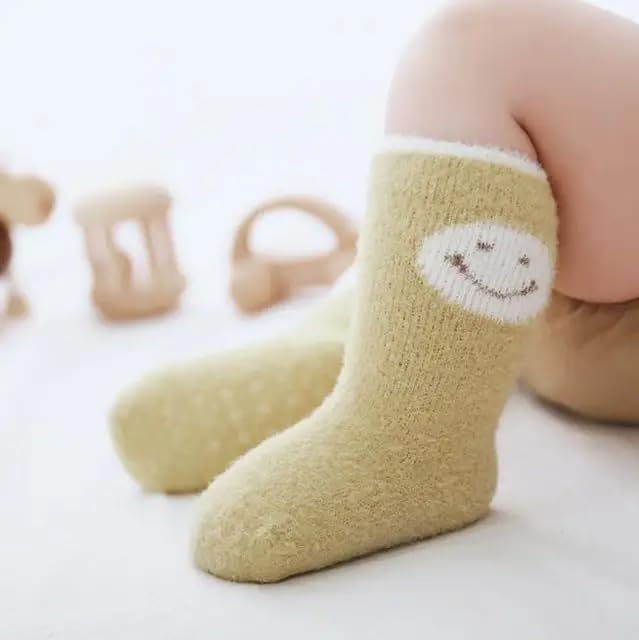 Khillayox Cartoon Fuzzy Woolen Socks for Baby - Image 2