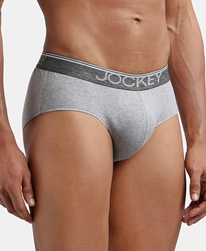 Jockey Men's Briefs - Grey Melange - Image 3