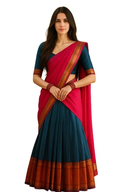 ZITON Indian Traditional Kanjivaram Silk Lehenga Choli