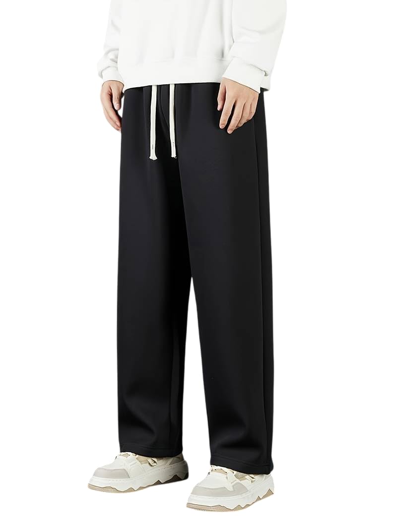 PROGENY Men's Casual Cotton Joggers - Black
