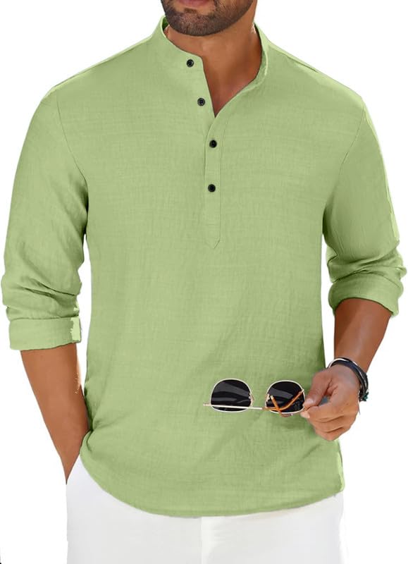 Zartha Men Luster Cotton Kurta